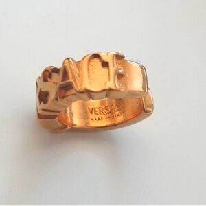 Versace Gold Logo single Ear Cuff – Authentic (With Box & Tag)